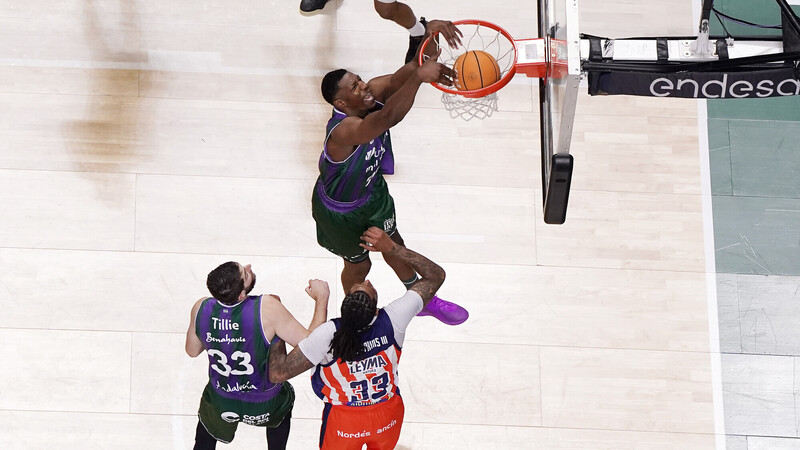 Unicaja 114-105 Leyma Coruña: ¡mayor anotación sin prórroga en 20 años!