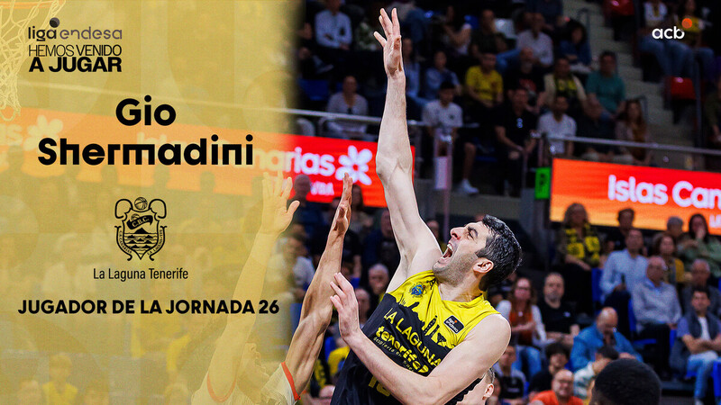 Giorgi Shermadini, Jugador de la Jornada 26 de la Liga Endesa 2024-25