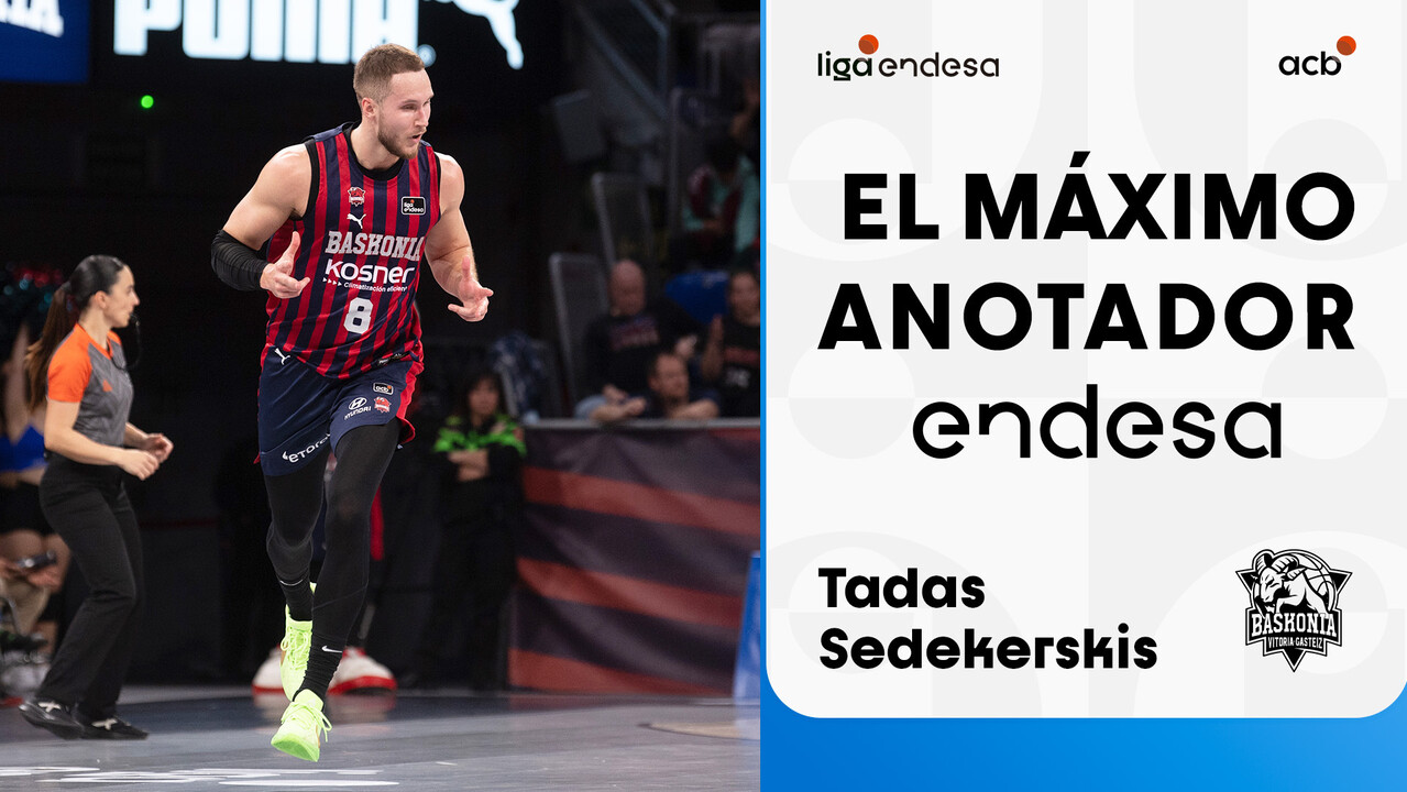 Tadas Sedekerkis, Máximo Anotador Endesa de la Jornada 26