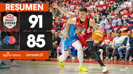 Resumen Bàsquet Girona 91 - Río Breogán 85 (J27)