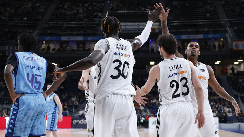 El líder Real Madrid supera in extremis la telaraña andorrana (98-97)