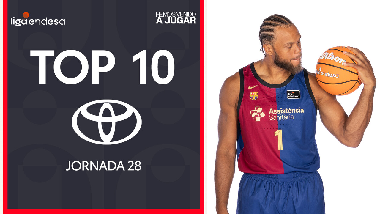 Top10 Justin Anderson sobrevuela el Palau en el Top10 Toyota