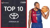 Justin Anderson sobrevuela el Palau en el Top10 Toyota