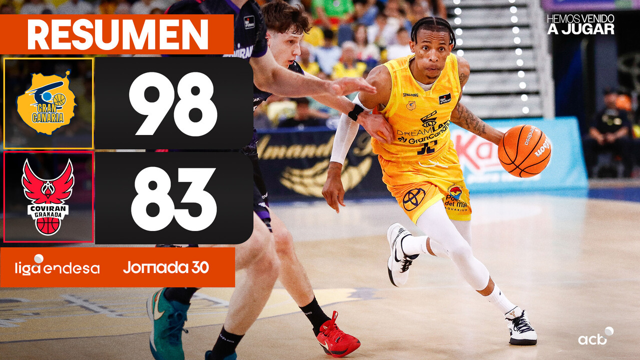 Resumen Dreamland GC 98 - Coviran Granada 83 (J30)