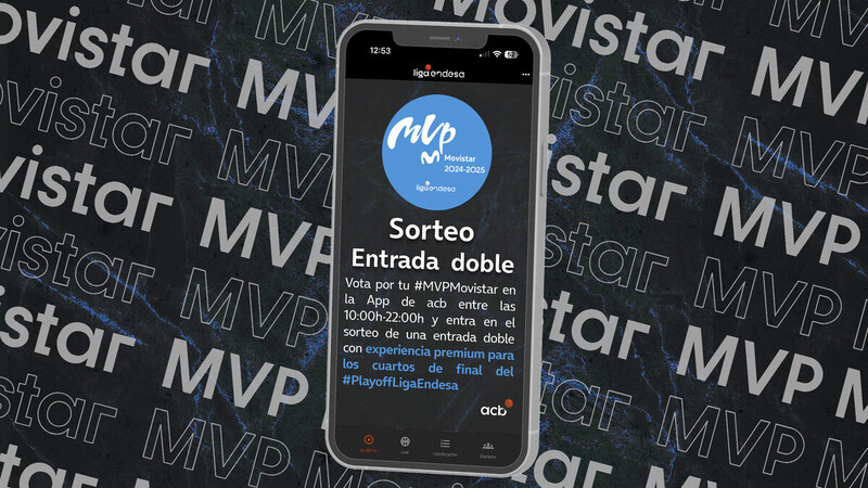 ¡Votar hoy por el MVP Movistar en la app te puede llevar al Playoff!