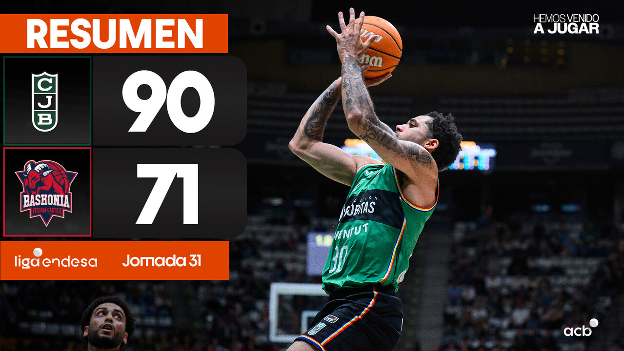 Resumen Joventut 90 - Baskonia 71 (J31)