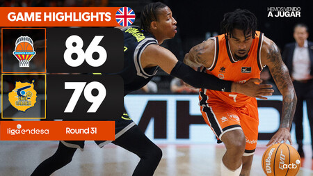 Resumen Valencia Basket 86 - Dreamland Gran Canaria 79 (J31)