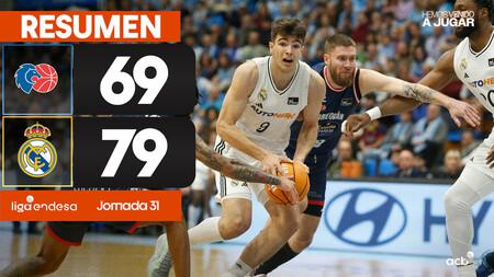 Resumen Río Breogán 69 - Real Madrid 79 (J31)