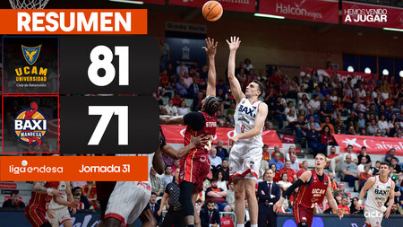 Resumen UCAM Murcia 81 - BAXI Manresa 71 (J31)