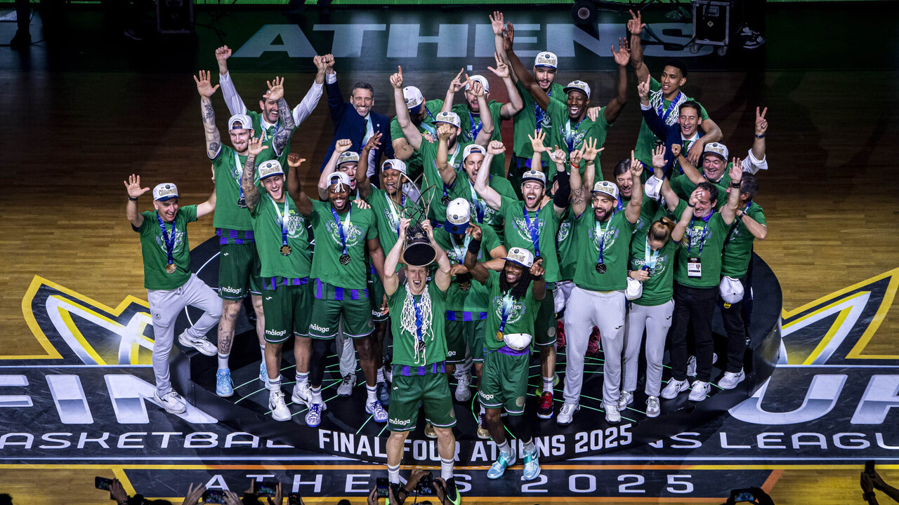 Unicaja brinda por su año soñado con su segunda BCL