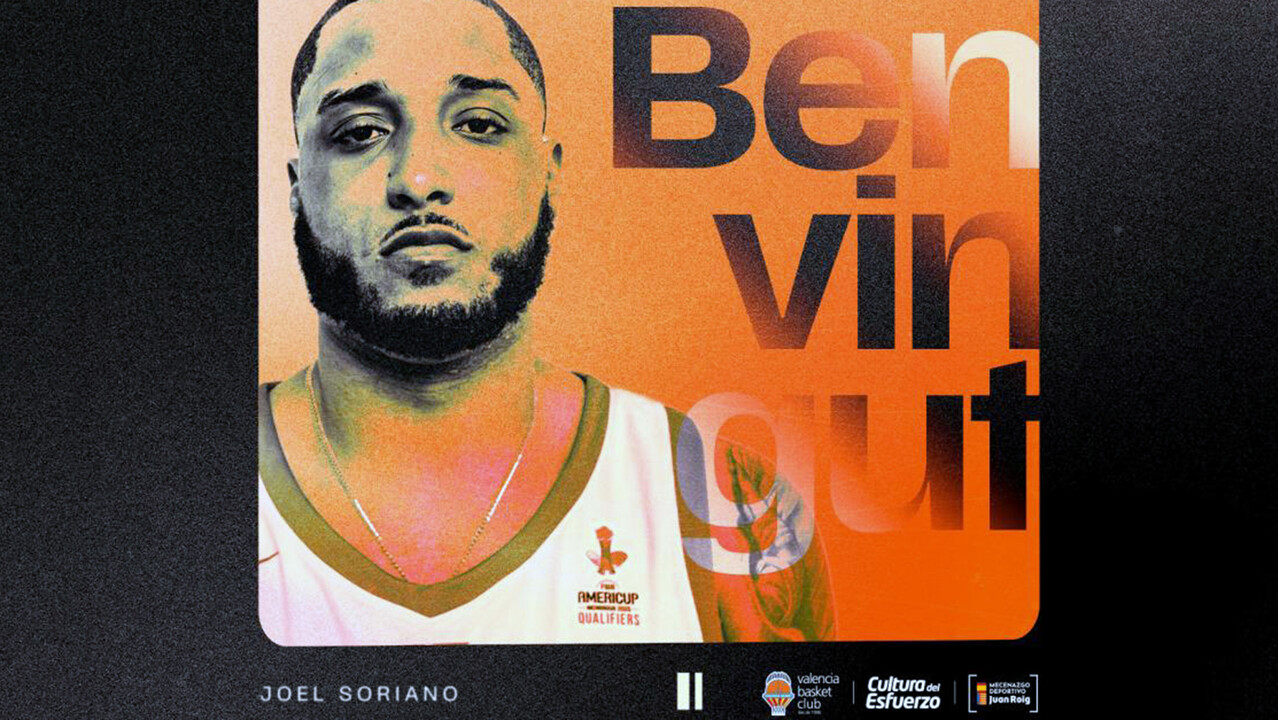 Joel Soriano complementa el juego interior del Valencia Basket