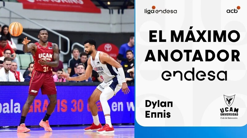 Dylan Ennis, Máximo Anotador Endesa de la Jornada 27 