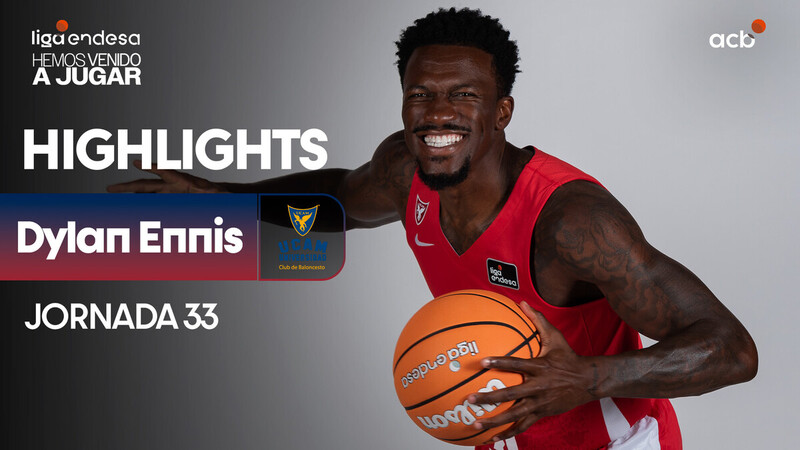 Dylan Ennis brilla en la despedida de UCAM Murcia en casa