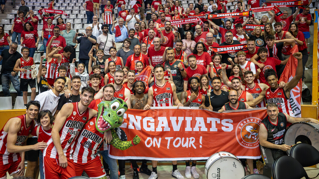 Bàsquet Girona despide la temporada con una sonrisa