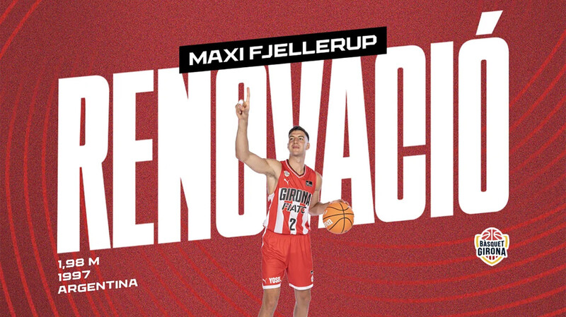 Maxi Fjellerup renueva con el Bàsquet Girona por dos temporadas