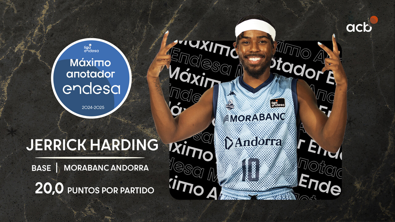 Jerrick Harding, Máximo Anotador Endesa 2024-25