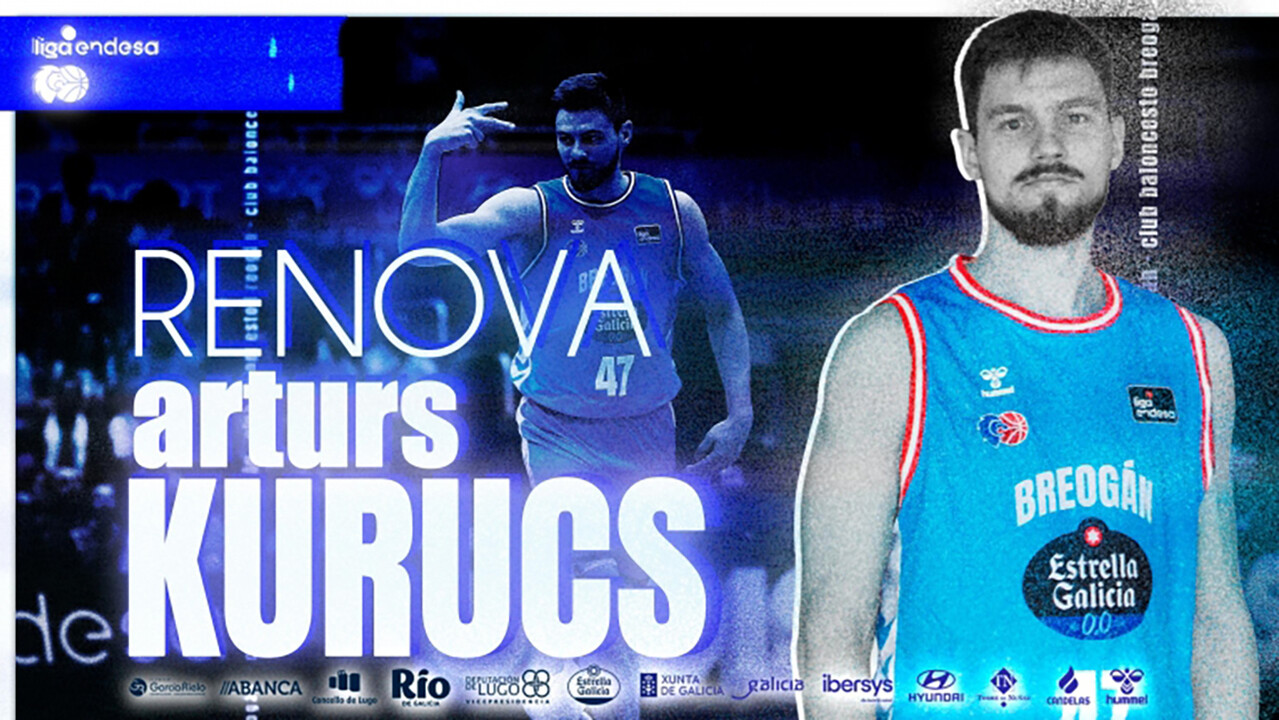 Arturs Kurucs renueva con el Río Breogán