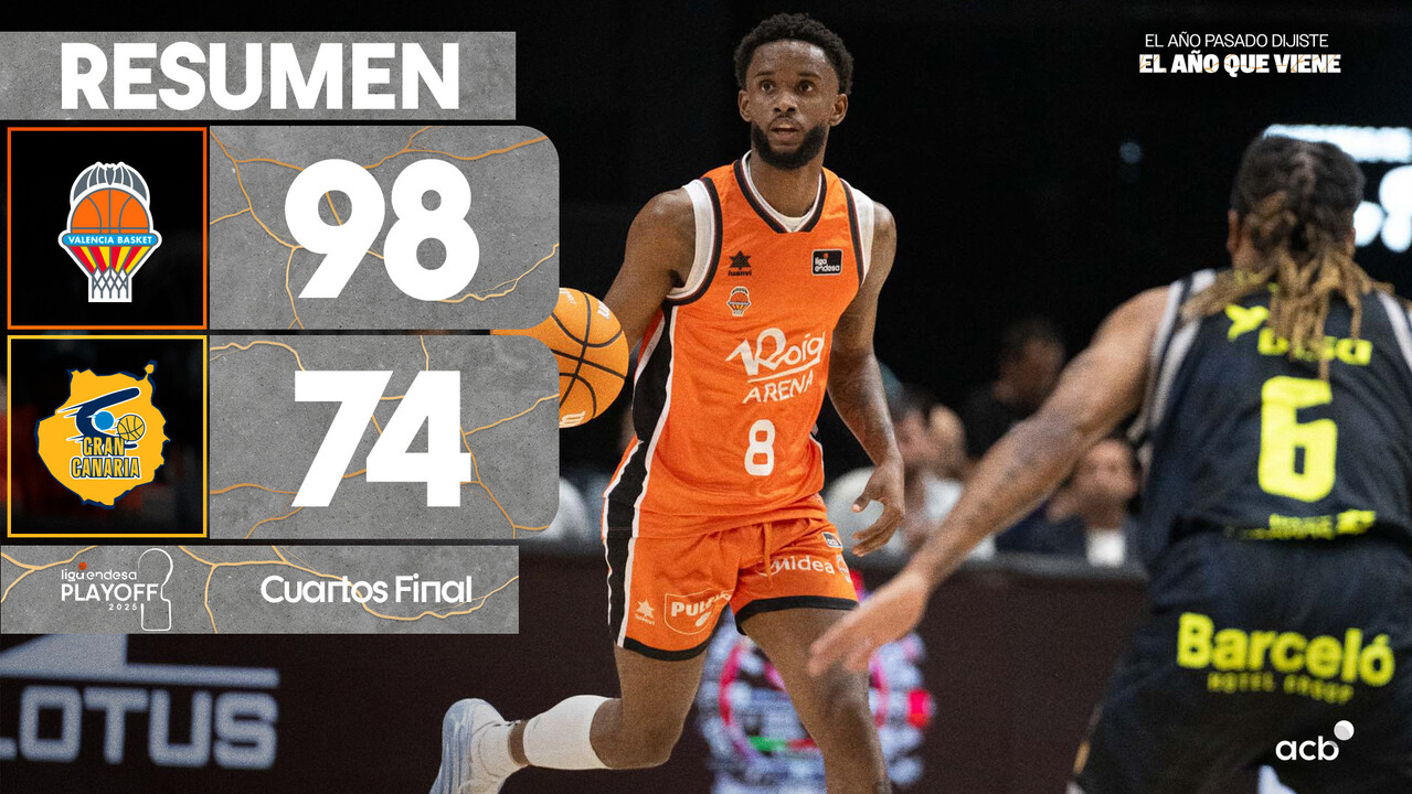 Resumen Valencia Basket 98 - Dreamland Gran Canaria 74 (1º Cuartos)