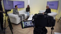 Marcelinho y Graziella Huertas, protagonistas de ‘Balón al Aire’