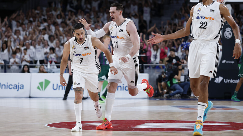 10 minutos de frenesí perimetral del Real Madrid funden al Unicaja (99-81)