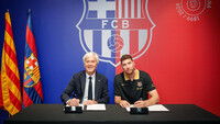 Joel Parra amplía su contrato con el Barça hasta 2028
