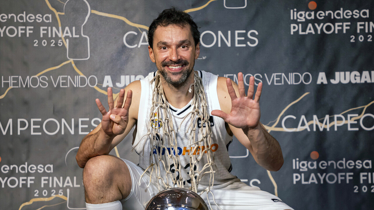 Sergio Llull, un año más defendiendo la camiseta del Real Madrid