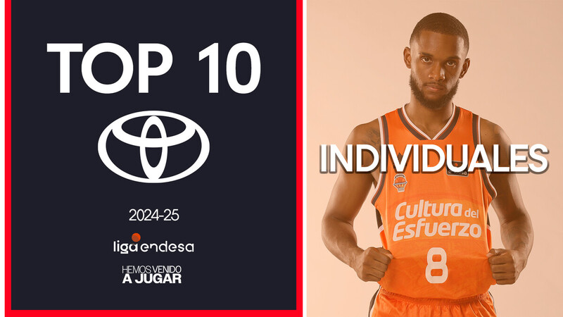 Top10 Toyota: Las mejores jugadas individuales de la 2024-25