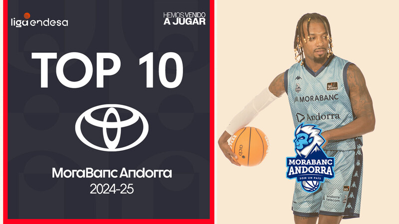 Top10 Toyota: Las mejores Jugadas de MoraBanc Andorra