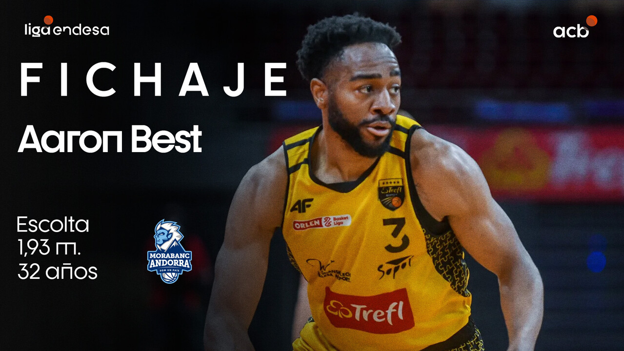Aaron Best, nuevo fichaje de MoraBanc Andorra