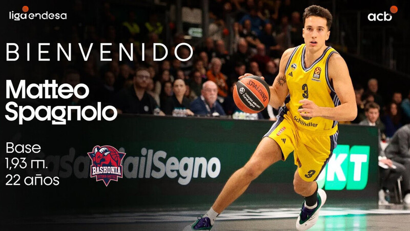 ¡Así juega Matteo Spagnolo, flamante fichaje baskonista!