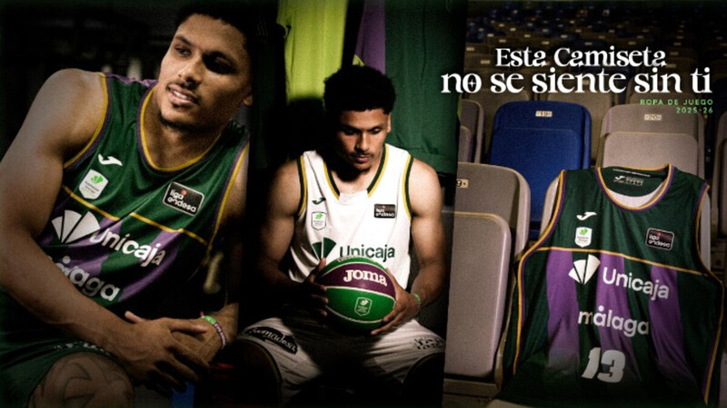 ¡Así son las equipaciones del Unicaja 2025-26!