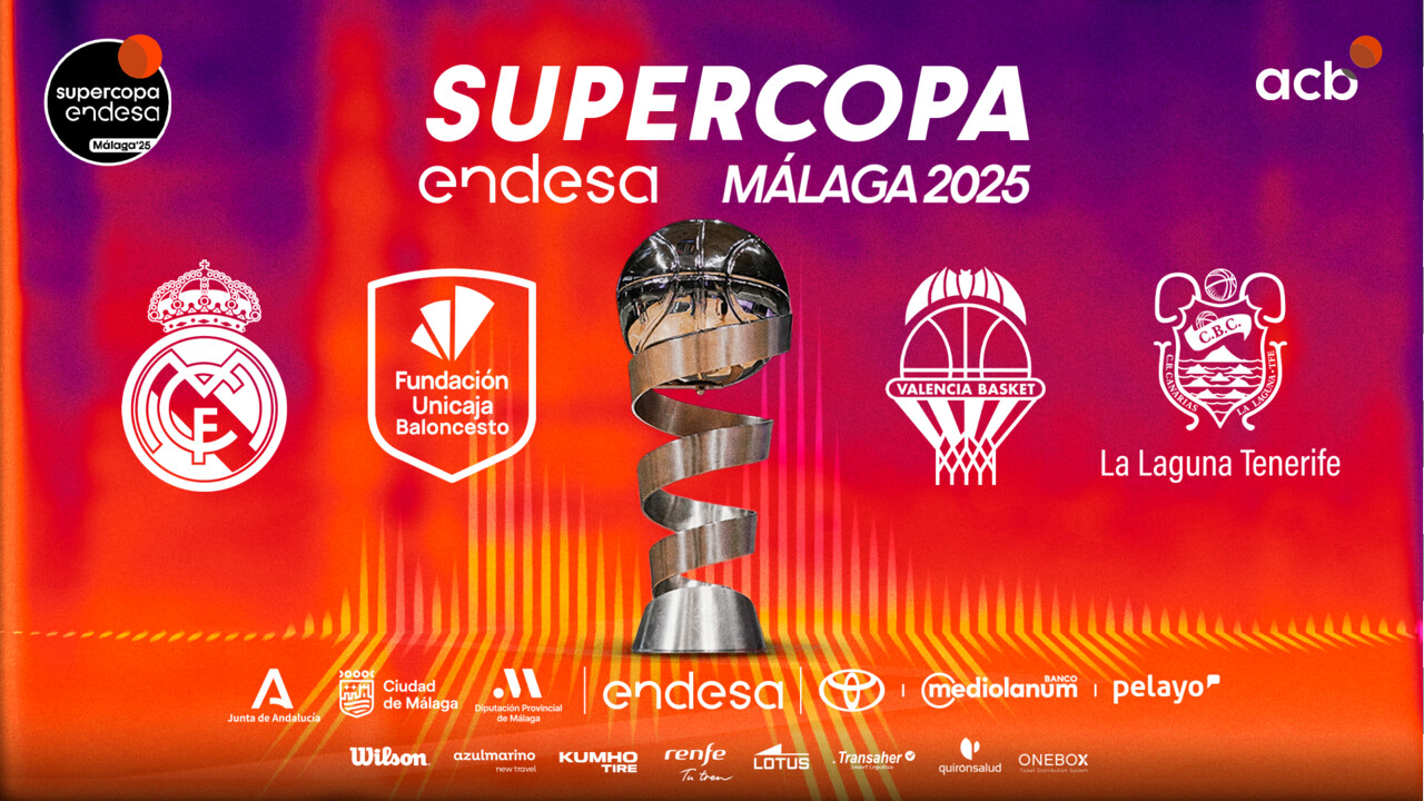 Y a las 12h... ¡sorteo de la Supercopa Endesa Málaga 2025!