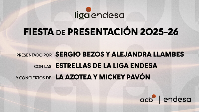 Las estrellas de la Liga Endesa, protagonistas de la presentación