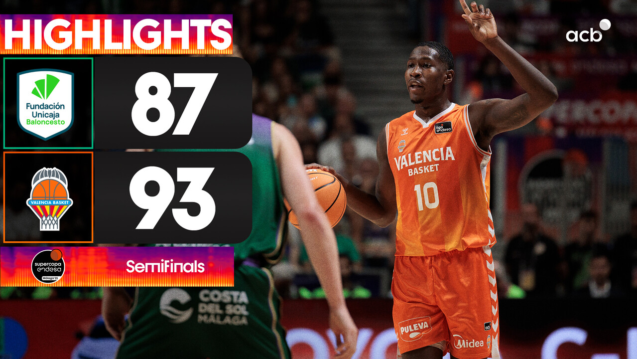 Resumen Unicaja 87 - Valencia Basket 93 (Semis)