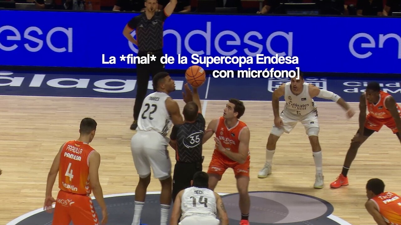 La final de la Supercopa Endesa 2025 con micrófono