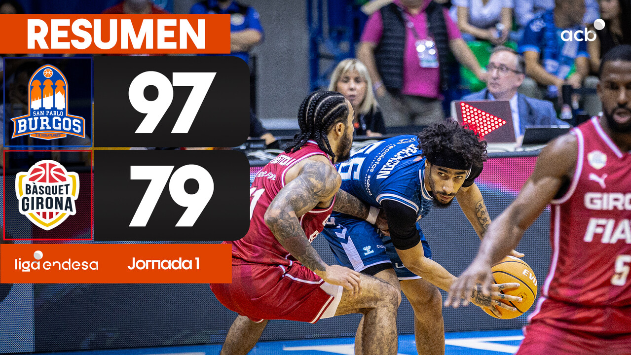 Recoletas Salud Burgos 97 - Bàsquet Girona 79 (J1)
