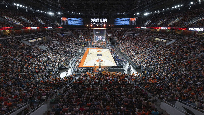 14.818 espectadores en el Roig Arena, récord en un estreno acb