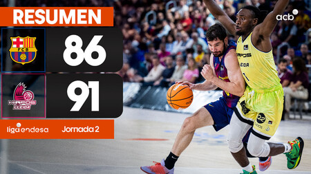 Resumen Barça 86 - Hiopos Lleida 91 (J2)