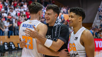 Bàsquet Girona celebra su primer triunfo de la temporada