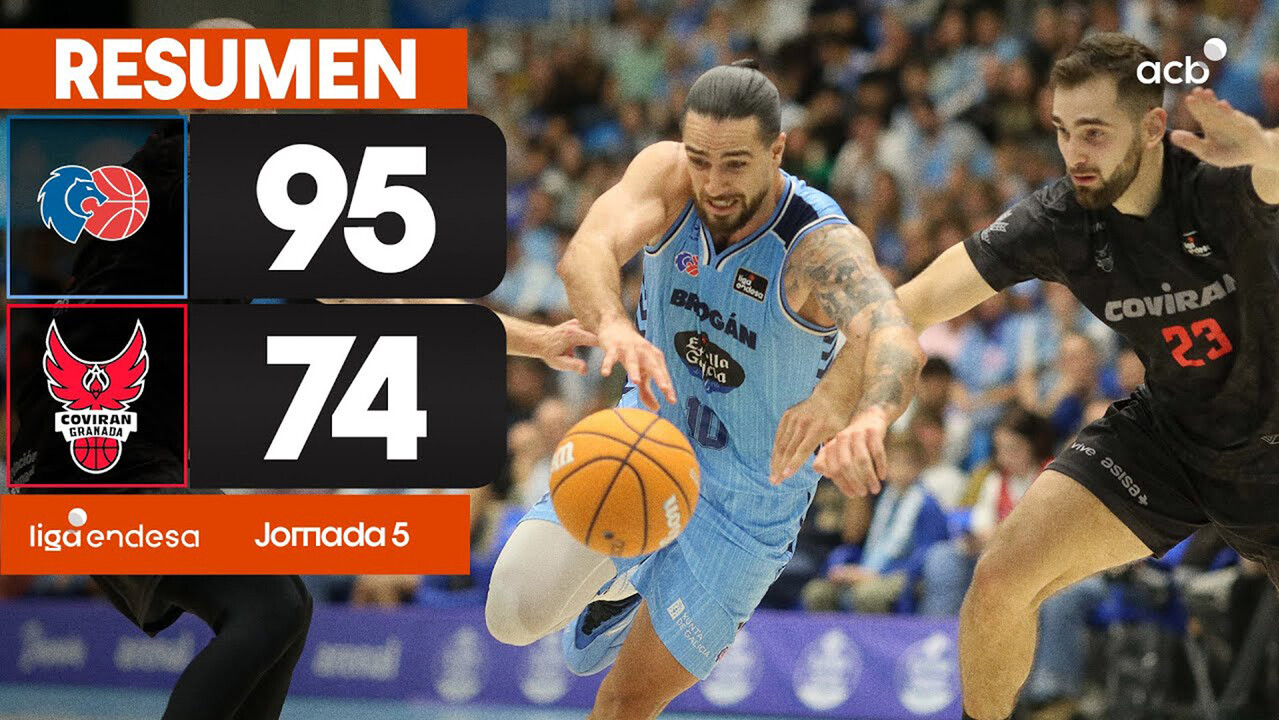 Resumen Río Breogán 95 - Coviran Granada 74 (J5)