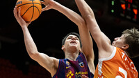 J5: el Barça Atlètic manda al descanso en la Fonteta (43-45)