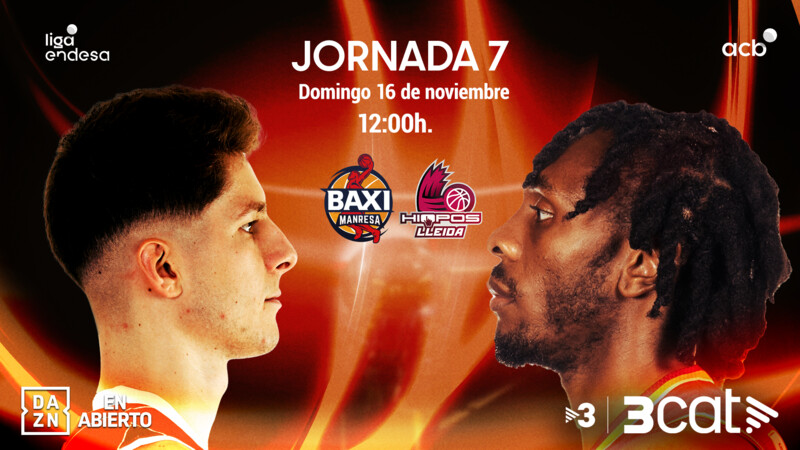 El BAXI Manresa-Hiopos Lleida, en abierto por DAZN