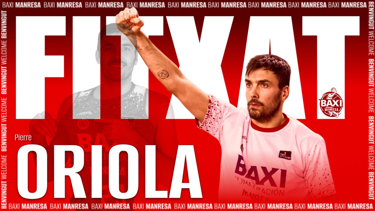 Pierre Oriola vivirá su tercera etapa en el BAXI Manresa