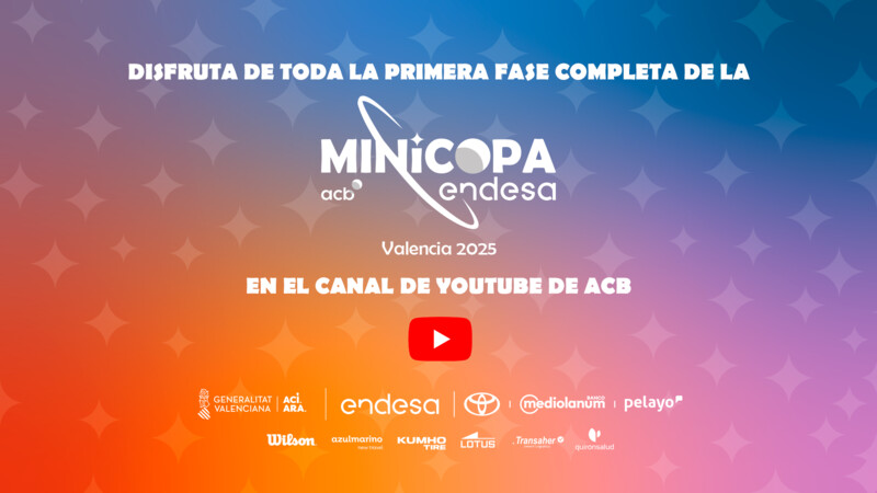 Toda la Minicopa Endesa... ¡en directo por YouTube!