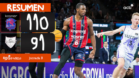 Resumen Kosner Baskonia 110 - Surne Bilbao 91 (J8)