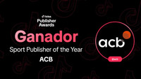 @acb gana el Sports Publisher of the Year en TikTok