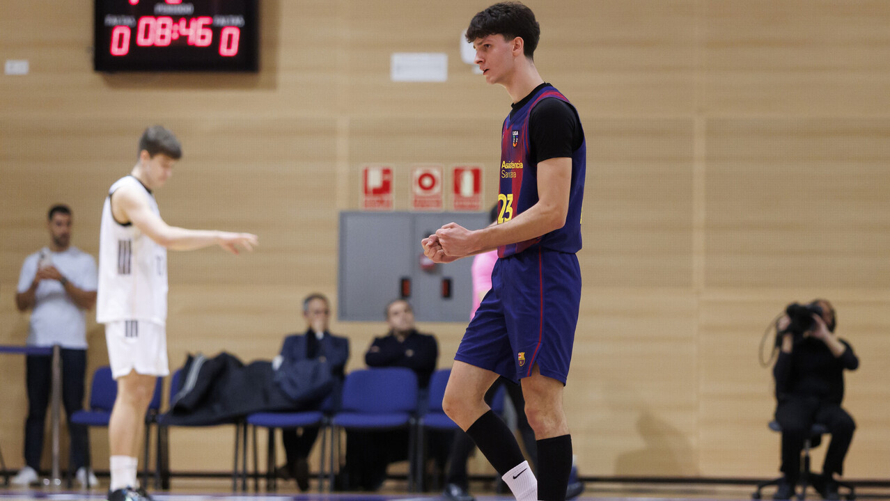 El Barça domina el Clásico de Liga U: ¡+22 al descanso!