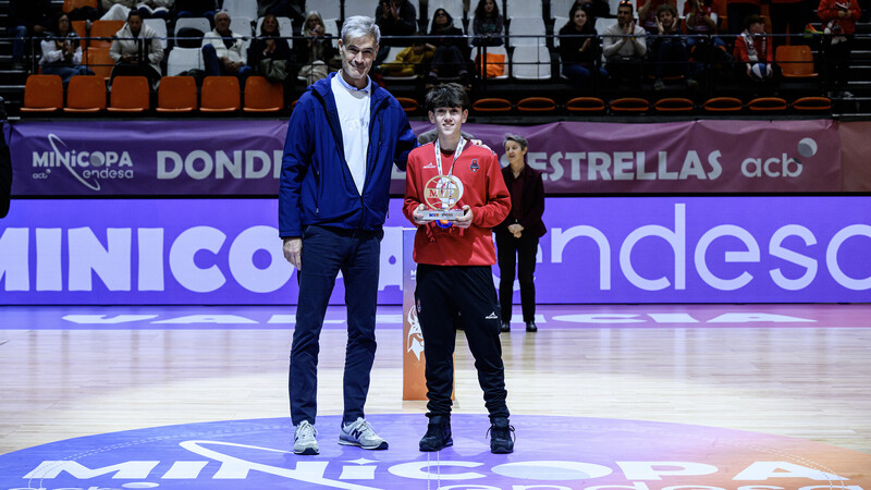 Daniel Pardos, MVP de la Minicopa Endesa Valencia 2025