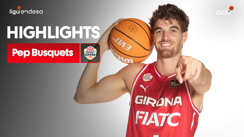 Pep Busquets, onfire en la victoria de Bàsquet Girona
