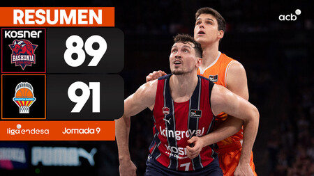 Resumen Kosner Baskonia 89 - Valencia Basket 91 (J9)